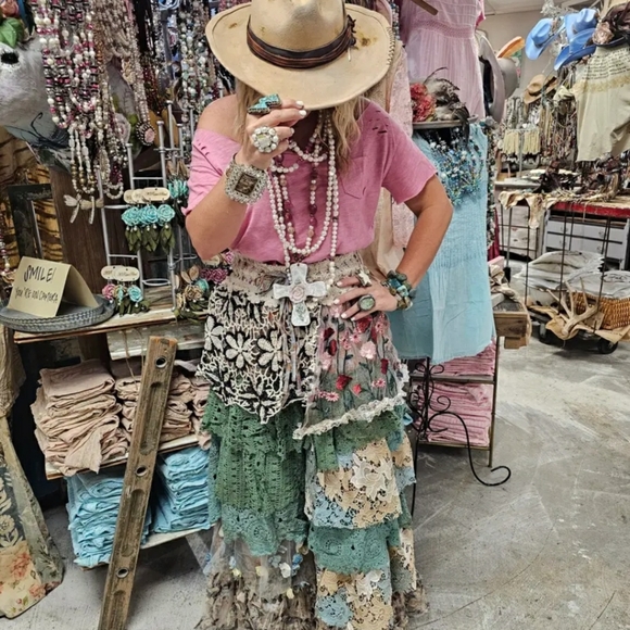 Cottagecore Tea Party Pants - Picture 3 of 4